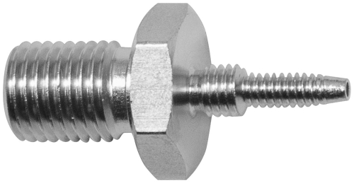 Goodridge - Goodridge Sniper II 3/8in. -24 Straight Male Adapter - Stainless Steel - SN440-02-03BDYC