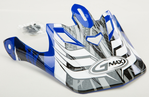 G-Max - G-Max Visor for GM-46X Helmets - Shredder Blue - XS/Sm - G046011
