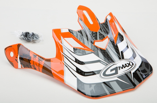G-Max - G-Max Visor for GM-46X Helmets - Shredder Orange - XS/Sm - G046015