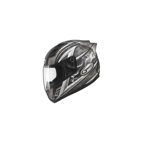 G-Max - G-Max Top Vent for GM69 Helmet - Crusader II Dark Silver/Titanium - G069013