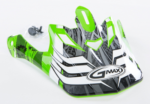 G-Max - G-Max Visor for GM-46X Helmets - Shredder Green - Md/3XL - G046004
