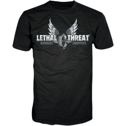 Lethal Threat - Lethal Threat Lethal Threat Motorcycles T-Shirt - LT20196L - Black - Large