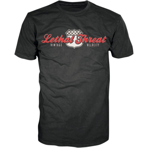 Lethal Threat - Lethal Threat Vintage T-Shirt - LT20204M - Black - Medium