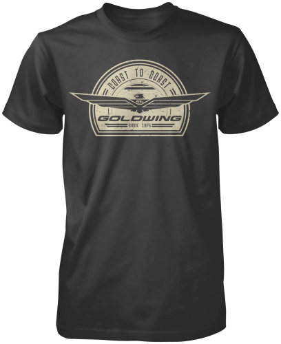 Honda Collection - Honda Collection Gold Wing Retro Short Sleeve Tee - 547309 - Black - X-Large
