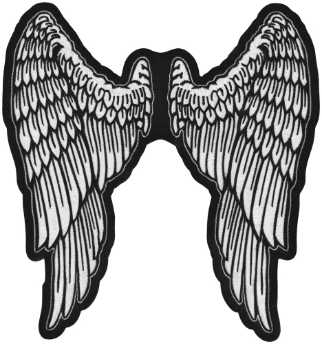 Lethal Threat - Lethal Threat Angel Wings Embroidered Patch - LT30159