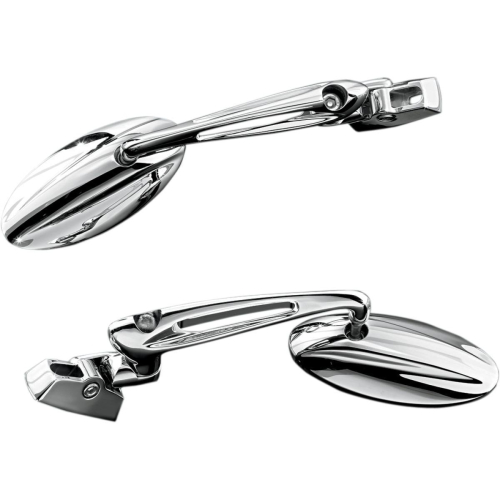 Kuryakyn - Kuryakyn Trident Sportbike Mirrors - Gloss Black - 1769