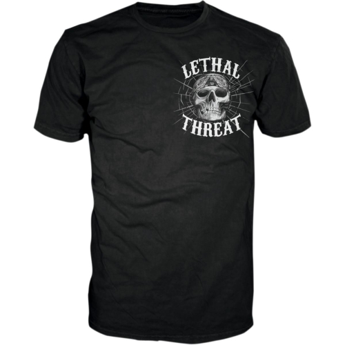 Lethal Threat - Lethal Threat Hard Luck Biker T-Shirt - LT20193XXXL - Black - 3XL