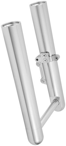 Arlen Ness - Arlen Ness Hot Legs Single Disc Fork Leg Set - Smooth - Chrome - 06-564