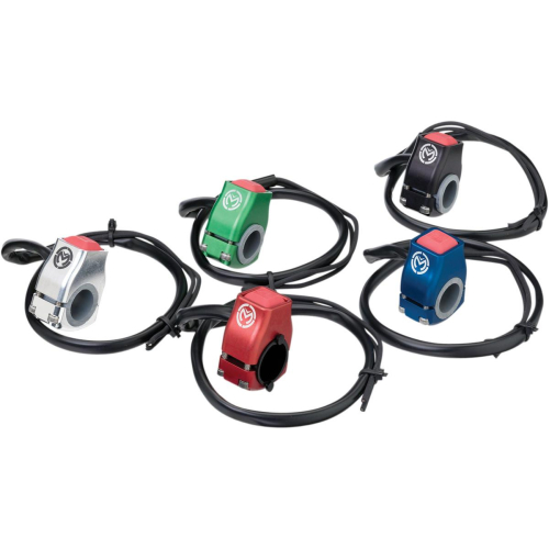 Moose Racing - Moose Racing Billet Kill Switch - Green - KS-B-GREEN-M