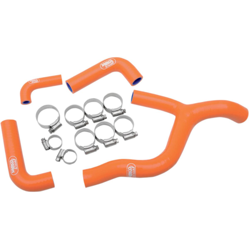 Moose Racing - Moose Racing Radiator Hose/Clamp Kit - Orange - MBU-KTM-53-OR
