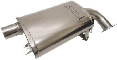 BikeMan Performance - BikeMan Performance Powder Lite Muffler - 02-115-PL2-C