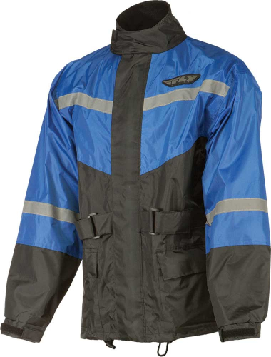 Fly Racing - Fly Racing 2-PC Rainsuit - 478-8012-8  #5692 - Black/Blue - 5XL