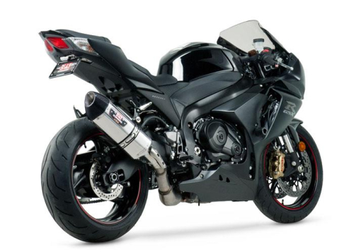 Yoshimura - Yoshimura R-77 Signature Series Slip-On - Stainless Steel Muffler - Carbon Fiber End Cap - 11181E0520