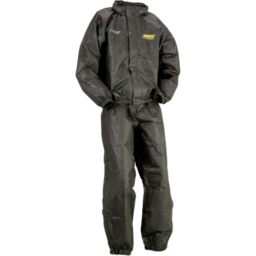 Moose Racing - Moose Racing Mud Rainsuit - PA102M-01LG - Black - Large