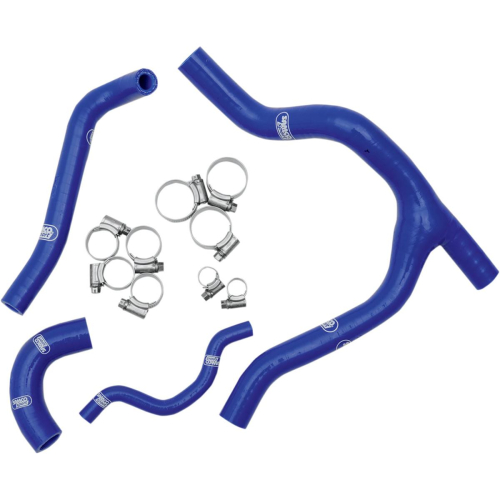 Moose Racing - Moose Racing Radiator Hose/Clamp Kit - Blue - MBU-KAW-21-BL