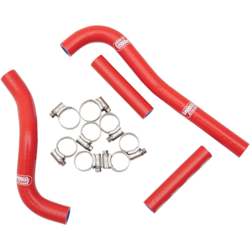 Moose Racing - Moose Racing Radiator Hose/Clamp Kit - Red - MBU-HON-33-RD