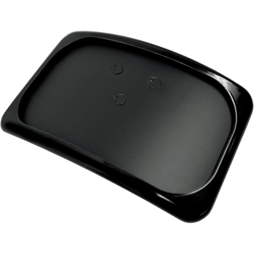 Drag Specialties - Drag Specialties Custom Style Small Radius License Plate Mount - Gloss Black - 2030-0626