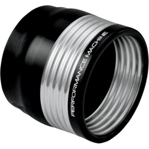 Performance Machine - Performance Machine Elite Exhaust End Cap for Rinehart 3.5in. Slip-On - Merc - Contrast Cut - 02042014MRCBM