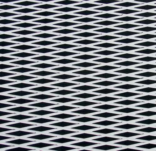 Hydro-Turf - Hydro-Turf Ride Mat Material - Diamond Groove - Black/White - SHT37CD2TPBK/WT