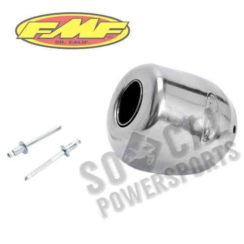 FMF Racing - FMF Racing Q Stealth Replacement End Cap Kit - 040668