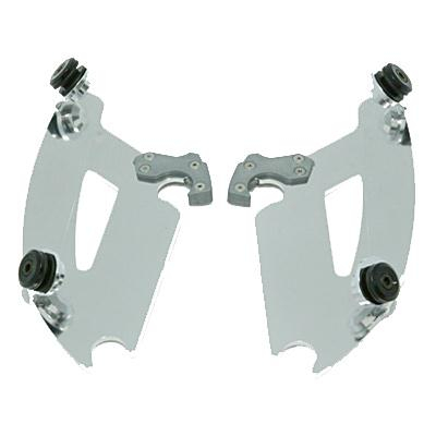 Memphis Shades - Memphis Shades Plates-Only Kit for Bullet Fairing - Polished - MEK1876