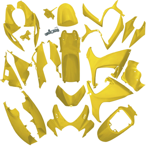 Yana Shiki - Yana Shiki Fairing Kit - Yellow - BKH203YLW