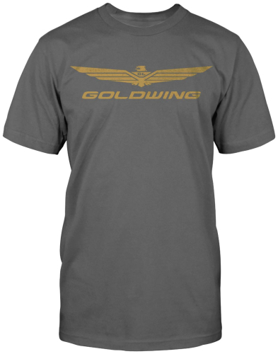 Honda Collection - Honda Collection Gold Wing Corporate Logo Short Sleeve T-Shirt - 54-7201 - Charcoal - X-Large