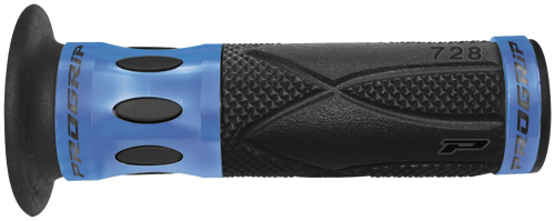 Pro Grip - Pro Grip 728 Anodized Road/Scooter Grips - Blue/Black - 728BL