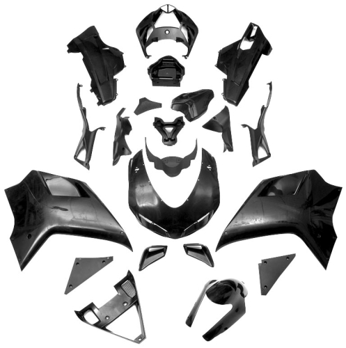 Yana Shiki - Yana Shiki Fairing Kit - Black - BKH204BCK