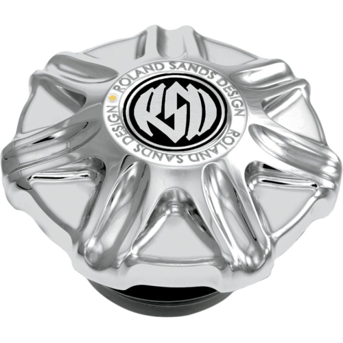 RSD - RSD Replacement Fuel Gauge Cap With LED Fuel Light - Tech - Chrome - 0210-2015-CH