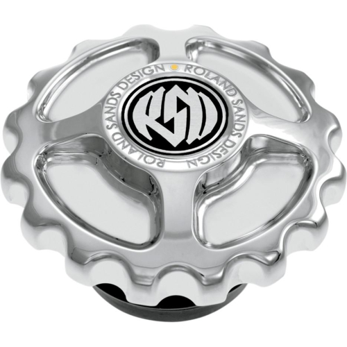 RSD - RSD Replacement Fuel Gauge Cap With LED Fuel Light - Gear Drive - Chrome - 0210-2014-CH