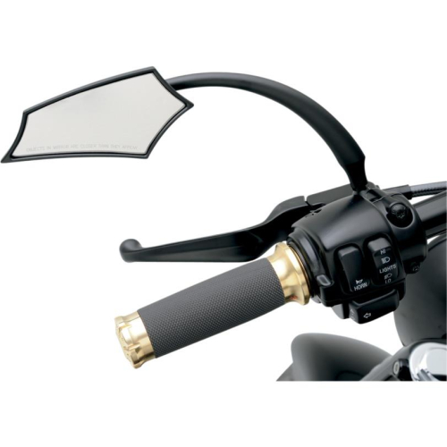 Russ Wernimont Designs - Russ Wernimont Designs 5 Arc Mirrors - Left - Black - RWD-50068LB