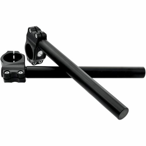 RSD - RSD 1in. Clip On Handlebars - 49mm Front Forks - Black Ops - 0208-2042-SMB