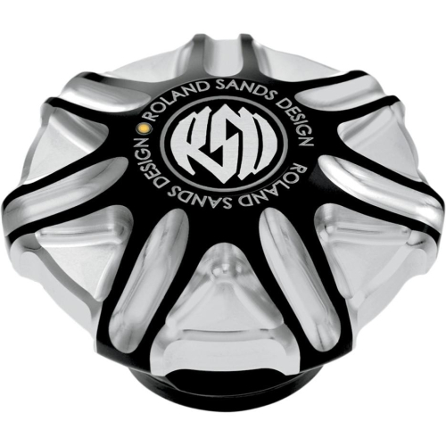 RSD - RSD Replacement Fuel Gauge Cap With LED Fuel Light - Tech - Contrast Cut - 0210-2015-BM