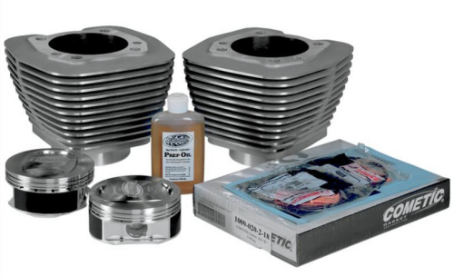 Revolution Performance - Revolution Performance Bolt-On Big Bore Kit (113in. Flat Top) - Bore 4.060in. - 10.5:1 Compression - Silver - 201-175W