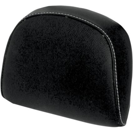 NYC Choppers - NYC Choppers Cross Bones Leather Backrest Pad - Black - NYCC-CB03BLK