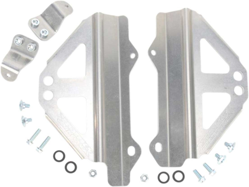 Works Connection - Works Connection Radiator Brace - Silver - 18-774