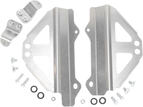 Works Connection - Works Connection Radiator Brace - Silver - 18-703