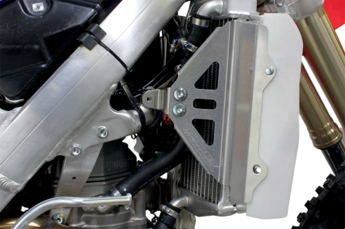 Works Connection - Works Connection Radiator Brace - Silver - 18-704