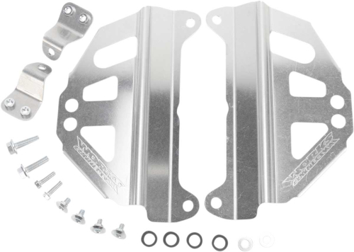 Works Connection - Works Connection Radiator Brace - Silver - 18-266