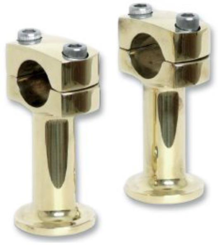 Paughco - Paughco Post Style Risers - 3in. - Brass - 353BR