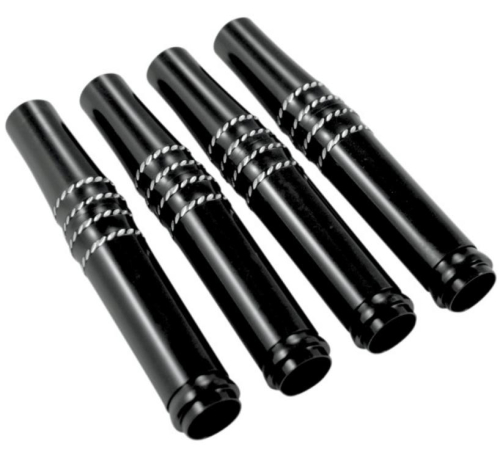 Eddie Trotta Designs - Eddie Trotta Designs Pushrod Tubes - Black Anodized - TC-961