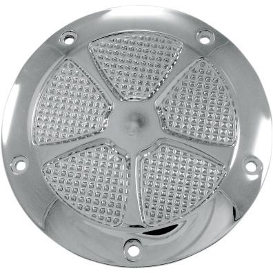 Eddie Trotta Designs - Eddie Trotta Designs Derby Cover - Star Cut - Chrome - TC-025