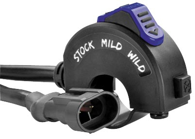 Trail Tech - Trail Tech Handlebar Mapping Switch - Blue Slider - 040-HMS-A5C