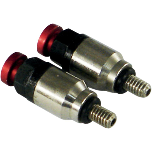 Scar Racing - Scar Racing Fork Bleeder Valves for Showa and Kayaba - Red - 8004