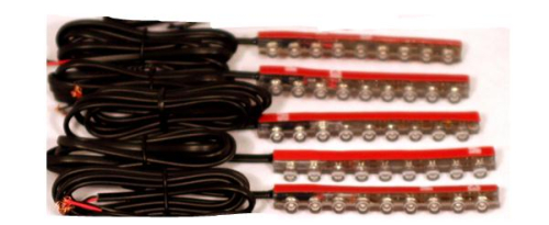 Custom Dynamics - Custom Dynamics Stingerz LED Accent Light - 9 LED (3.5in. L) - Red - STZ9RED