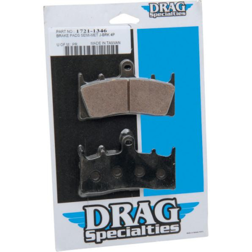Drag Specialties - Drag Specialties Semi-Metallic Brake Pads - B16-0930SCP