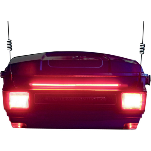 Custom Dynamics - Custom Dynamics TruFLEX LED Integrated Turn/Brake/Run Lighting Strip - 25 Red/65 Red/25 Red LEDs with Clear Tubing - TF115RR