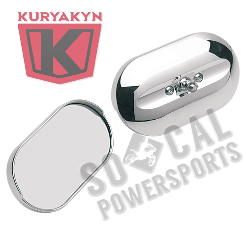 Kuryakyn - Kuryakyn Large Head with Flat Glass for Magnum and Magnum Plus Mirrors - 1418