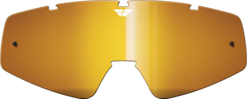 Fly Racing - Fly Racing Anti-Fog/Anti-Scratch Lexan Lens for Focus Youth Goggles - Light Amber - MXG-30 LENS L.AMB